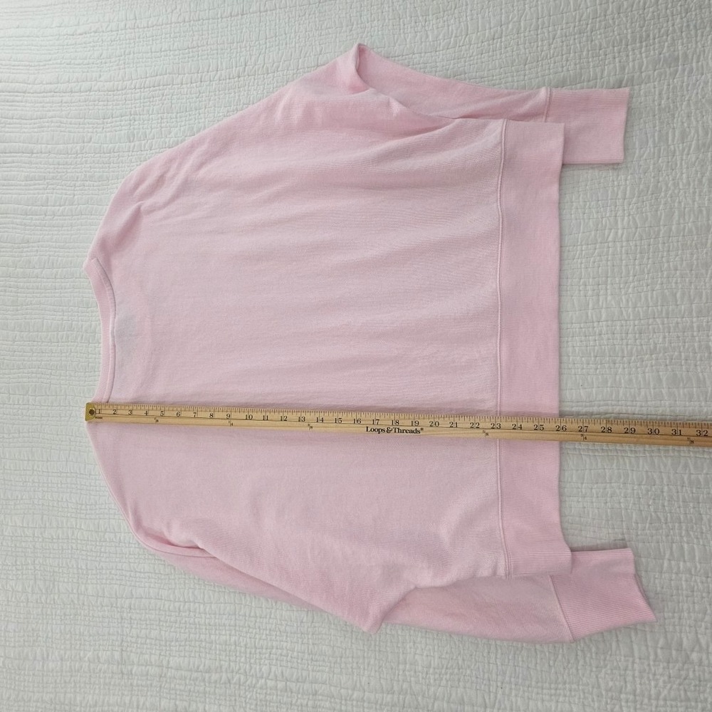 Cabana by Crown & Ivy Dolman Sleeve Sweatshirt Women's XL Light Pink NEW Crew - Picture 12 of 14